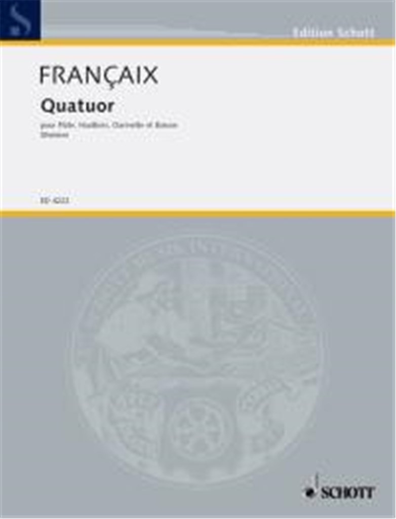 Quartet for flute, oboe, clarinet B, Bassoon